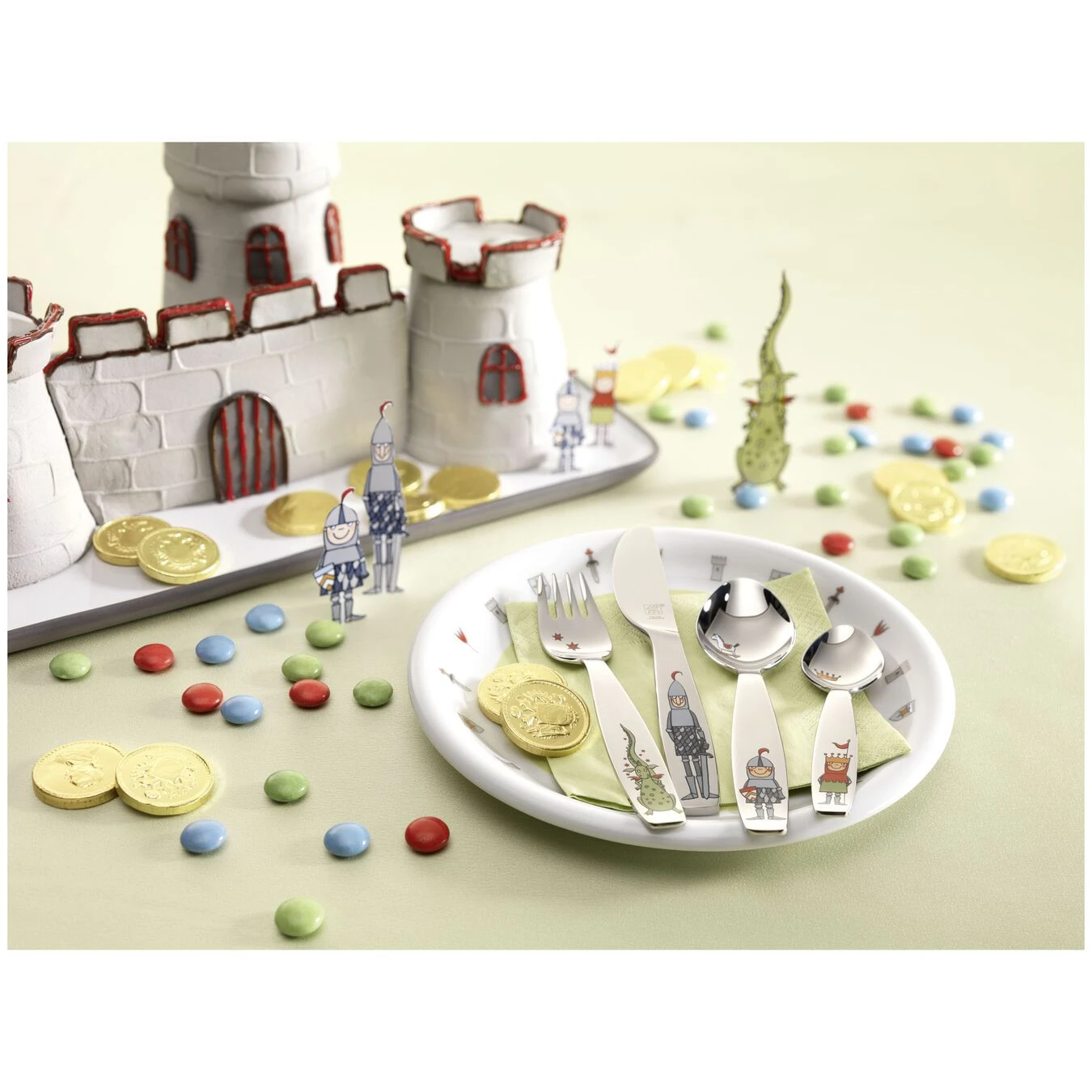 Zwilling Eckbert Kinderbesteck 4-tlg, Poliert – Bild 4