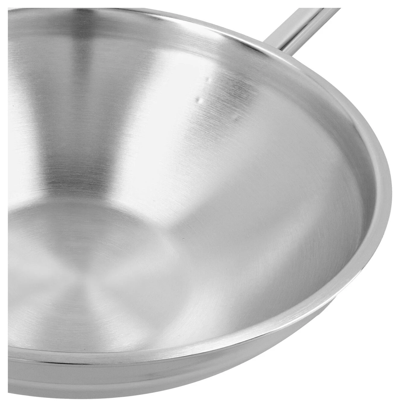 Demeyere Wok Flacher Boden 36 Cm, 18/10 Edelstahl – Bild 2