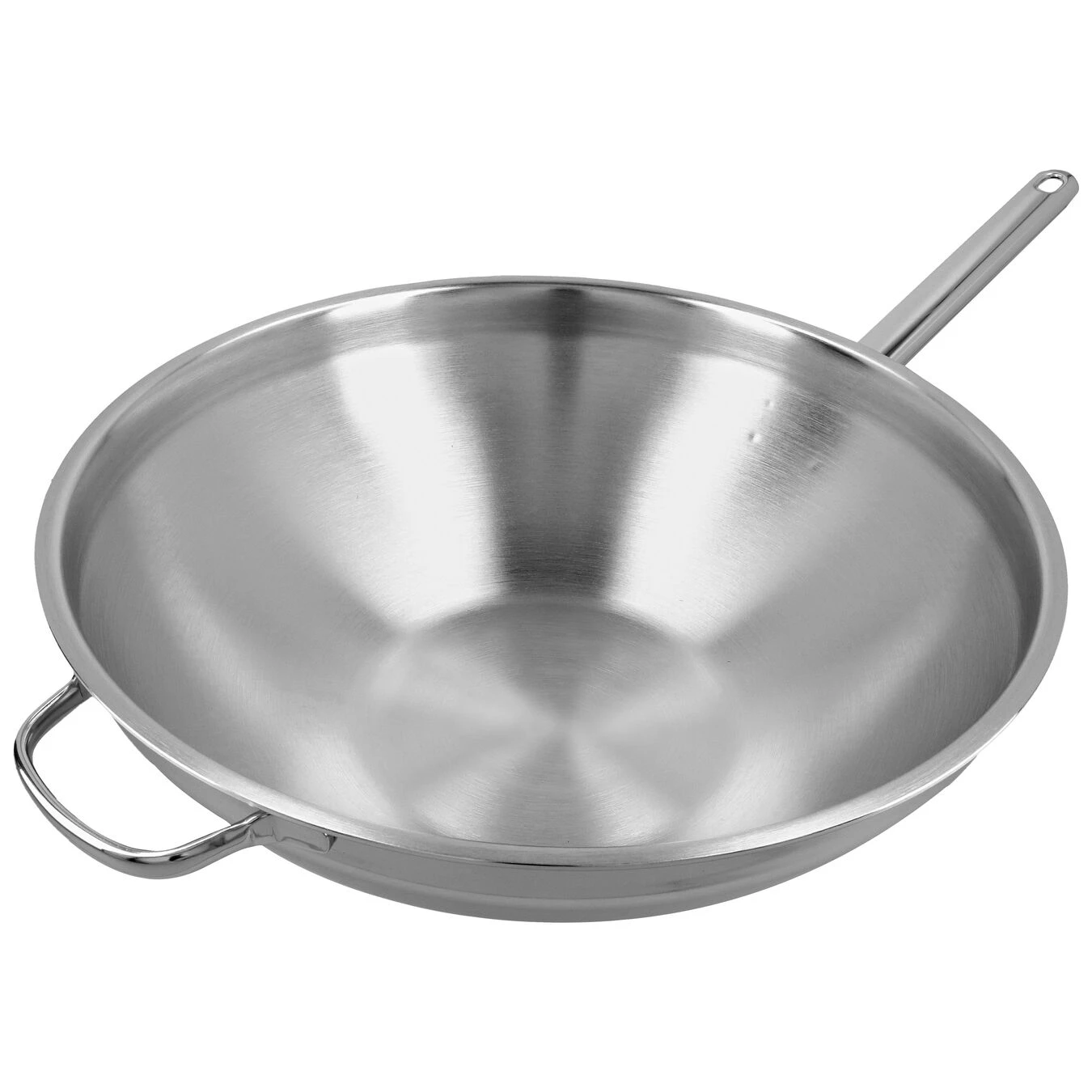 Demeyere Wok Flacher Boden 36 Cm, 18/10 Edelstahl – Bild 5