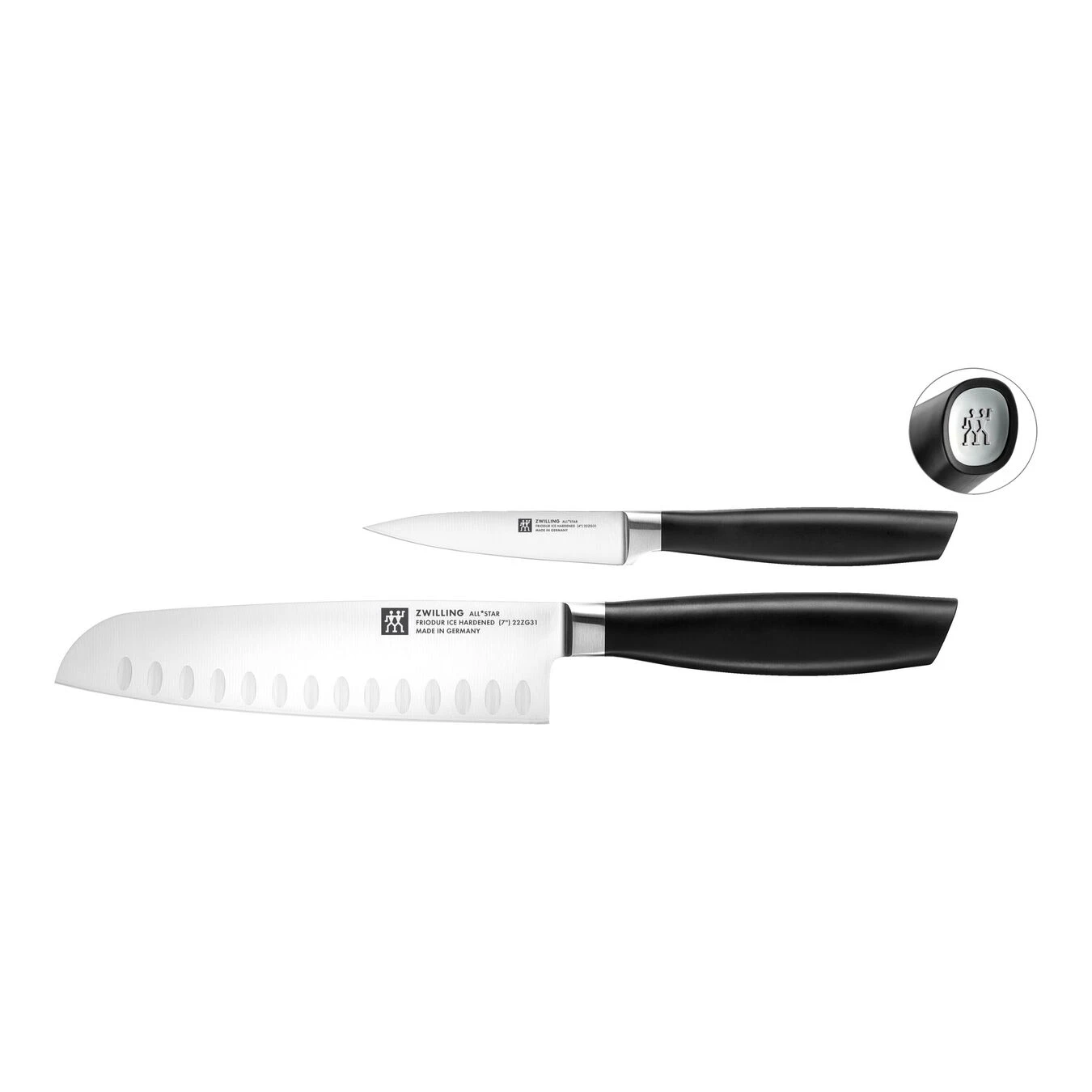 Zwilling Messerset 2-tlg, Silber