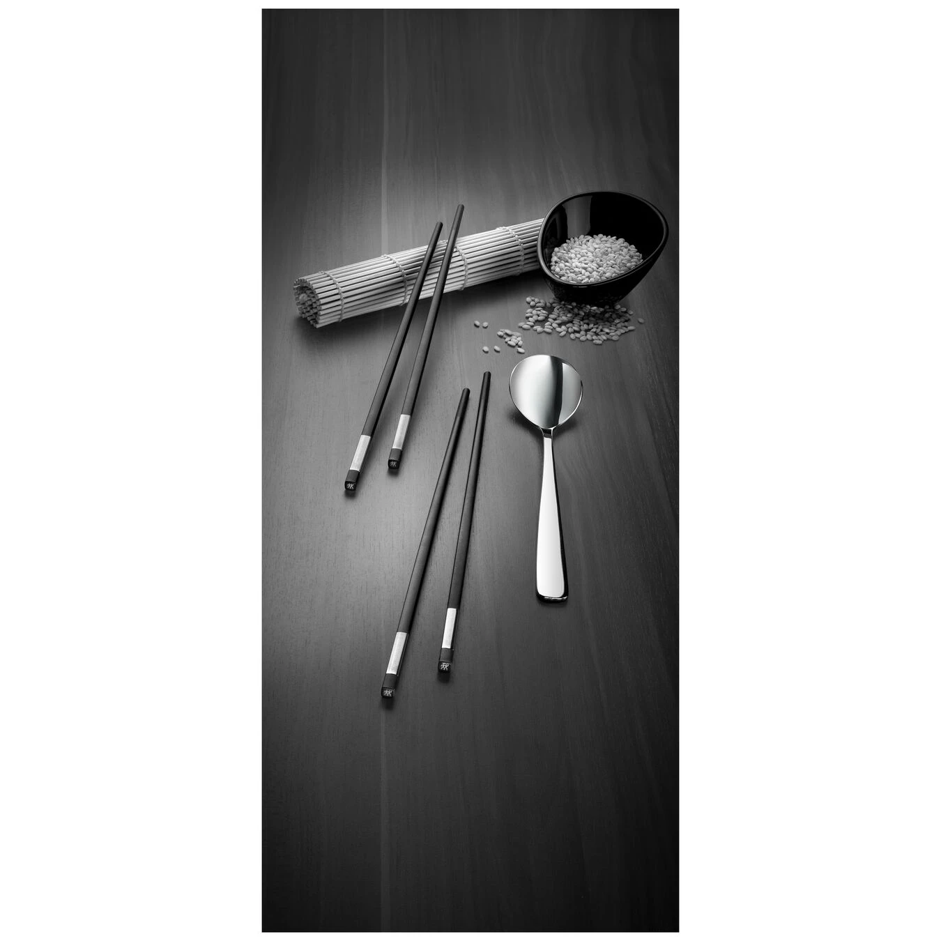 Zwilling Chopstick-Set, Klein 5-tlg, Mattiert/poliert – Bild 3
