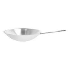 Demeyere Wok Runder Boden 36 Cm, 18/10 Edelstahl