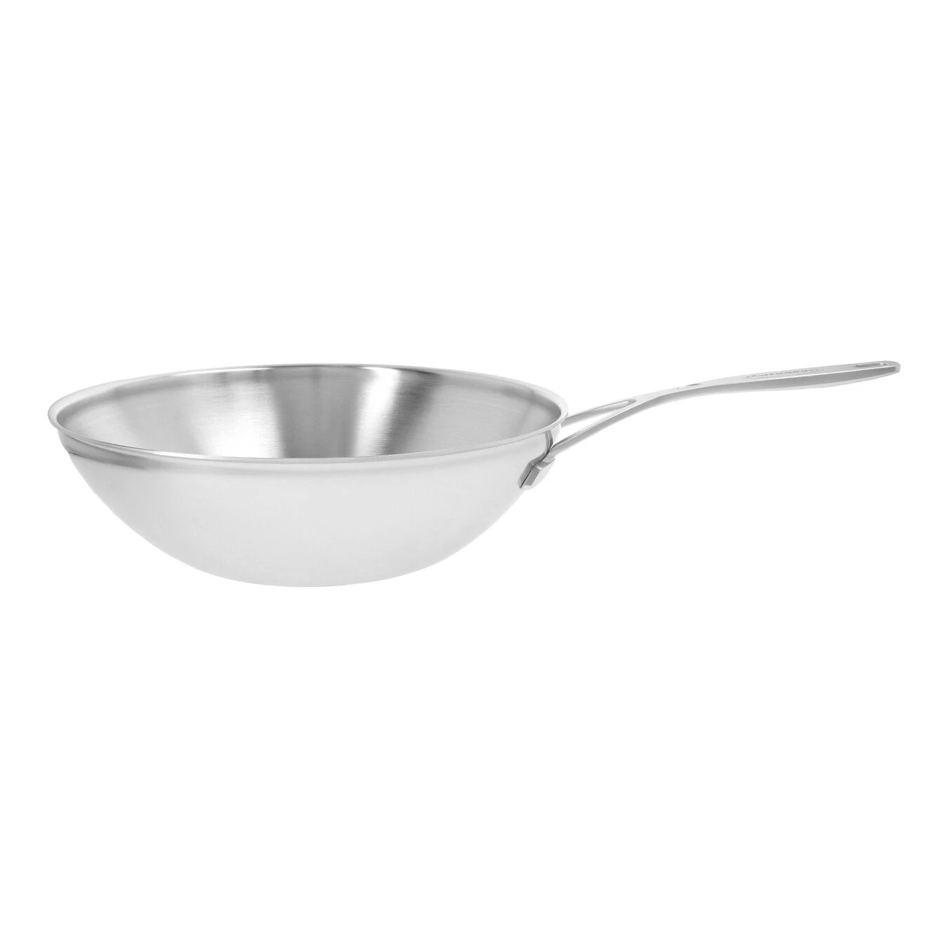 Demeyere Wok Flacher Boden 30 Cm, 18/10 Edelstahl