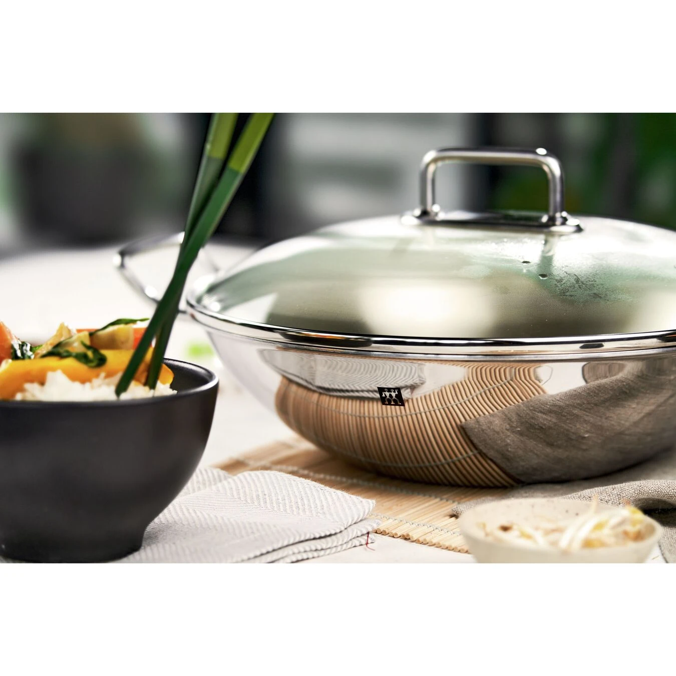 Zwilling Wok 32 Cm, 18/10 Edelstahl – Bild 2