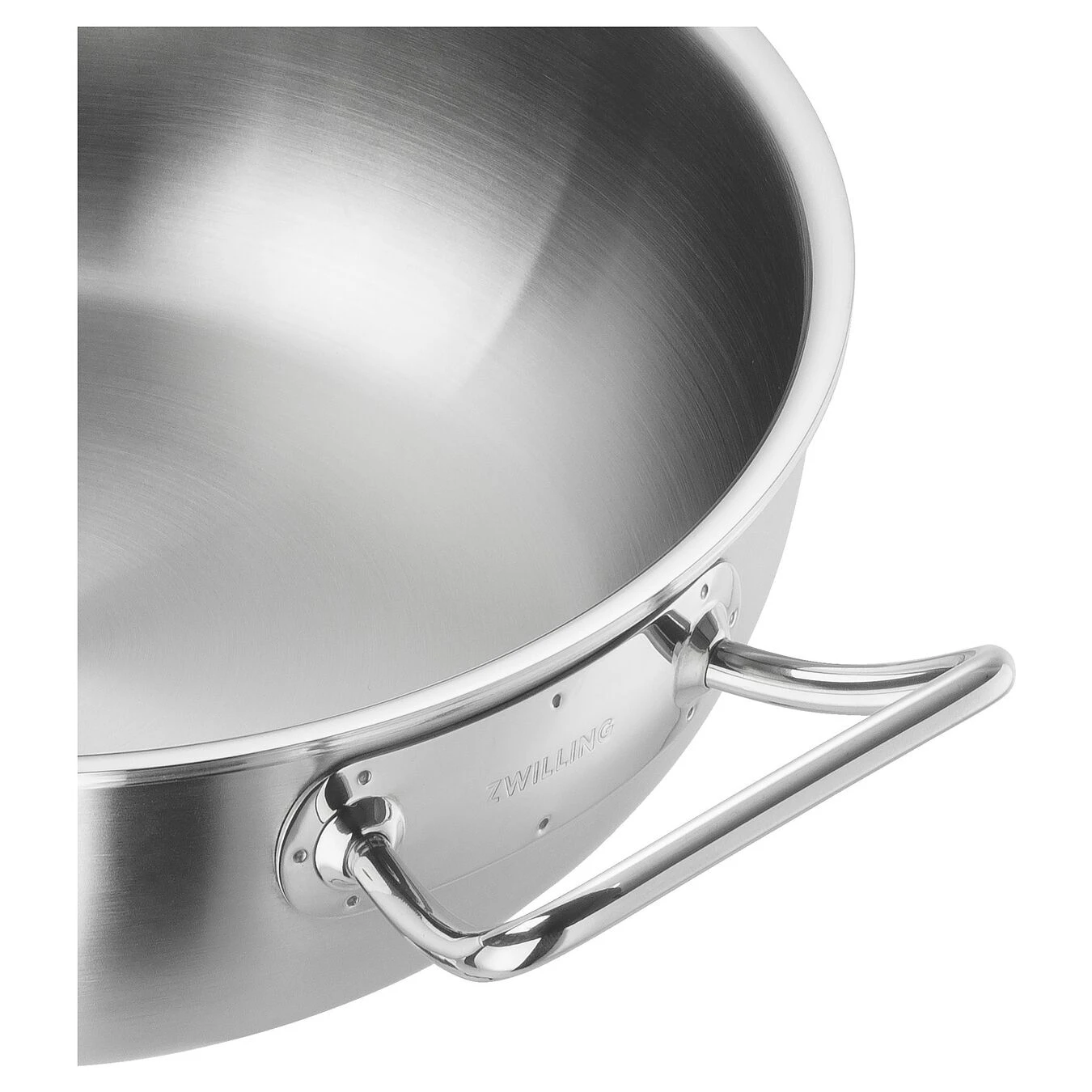 Zwilling Wok 30 Cm, 18/10 Edelstahl – Bild 2