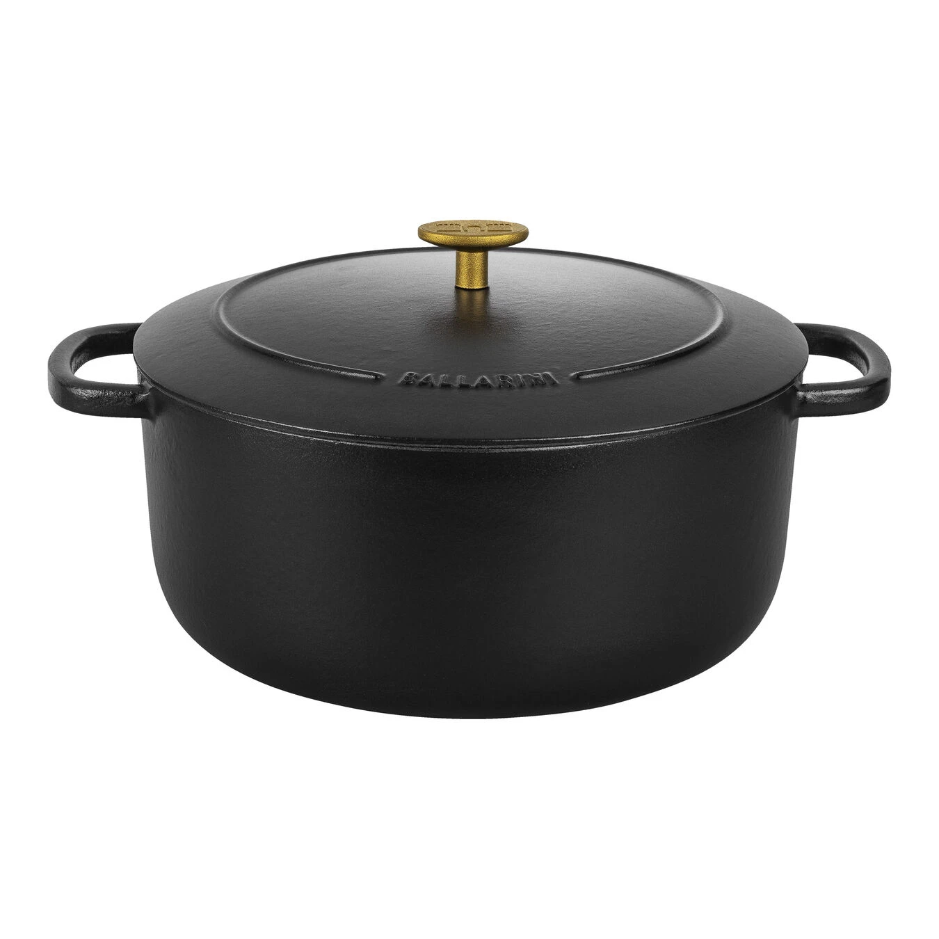 Ballarini Cocotte 28 Cm, Rund, Schwarz, Gusseisen – Bild 2
