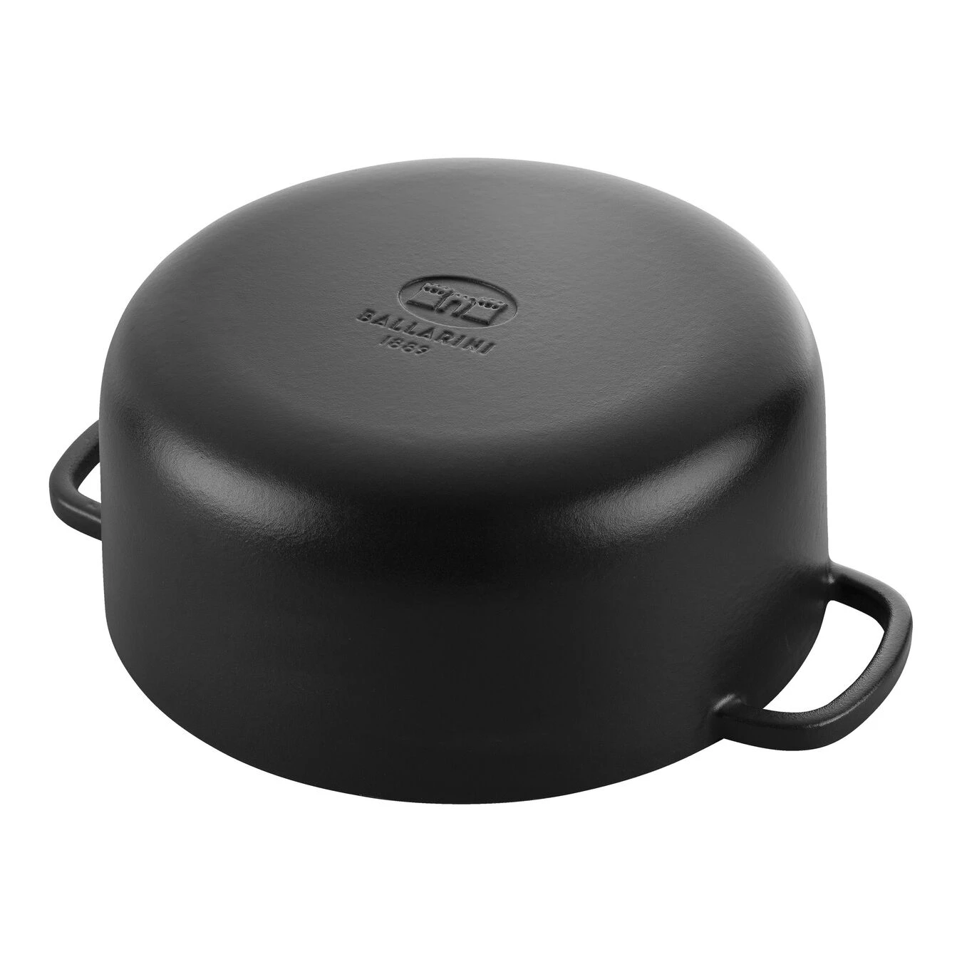 Ballarini Cocotte 28 Cm, Rund, Schwarz, Gusseisen – Bild 4