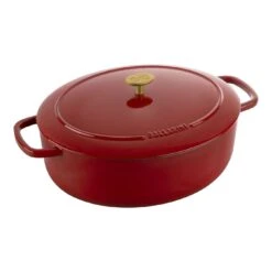 Ballarini Cocotte 33 Cm, Oval, Rot, Gusseisen