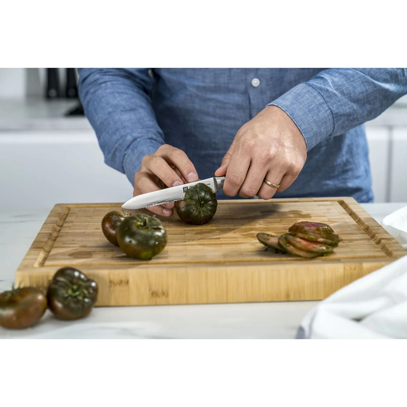 Zwilling Universalmesser 13 Cm, Gold Matt – Bild 3