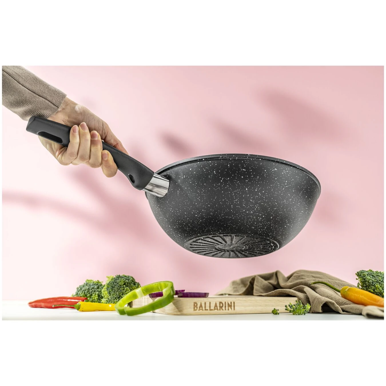 Ballarini Wok 28 Cm, Aluminium – Bild 5